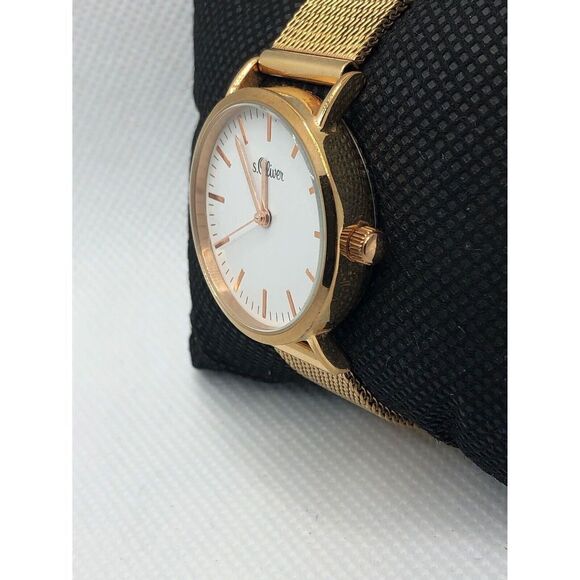 S.Oliver 3272L4629 Women's Stainless Steel Analog White Dial Quartz Watch XX112 - Picture 2 of 9